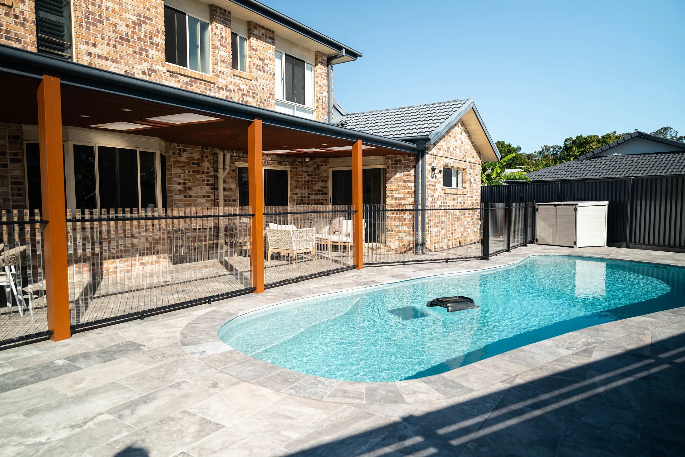 Brick and timber setting